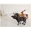 Image 1 : Assorted Moose, Deer & Buffalo Figurines