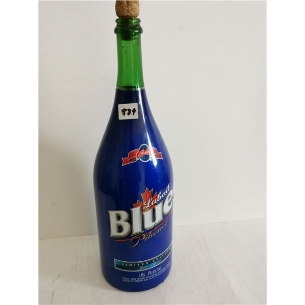 1.45L Labatt Blue Bottle – Empty.  14” Tall