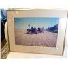 Image 1 : PROFESSIONALLY FRAMED STEAM TRACTOR PHOTO