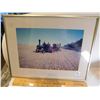 Image 3 : PROFESSIONALLY FRAMED STEAM TRACTOR PHOTO