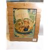 Image 1 : HAPPY VINTAGE CARDBOARD FRAMED PICTURE