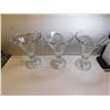 Image 1 : 3-SIGNED COVETRO ITALY CLEAR GLASS ICE CREAM/PARFAIT DISHES TUPIP SHAPED