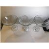 Image 2 : 3-SIGNED COVETRO ITALY CLEAR GLASS ICE CREAM/PARFAIT DISHES TUPIP SHAPED