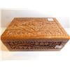 Image 1 : WOODEN PUZZLE BOX JEWELLRY BOX, SLIDE FRONT PANEL TO OPEN