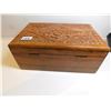 Image 2 : WOODEN PUZZLE BOX JEWELLRY BOX, SLIDE FRONT PANEL TO OPEN