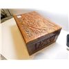 Image 3 : WOODEN PUZZLE BOX JEWELLRY BOX, SLIDE FRONT PANEL TO OPEN