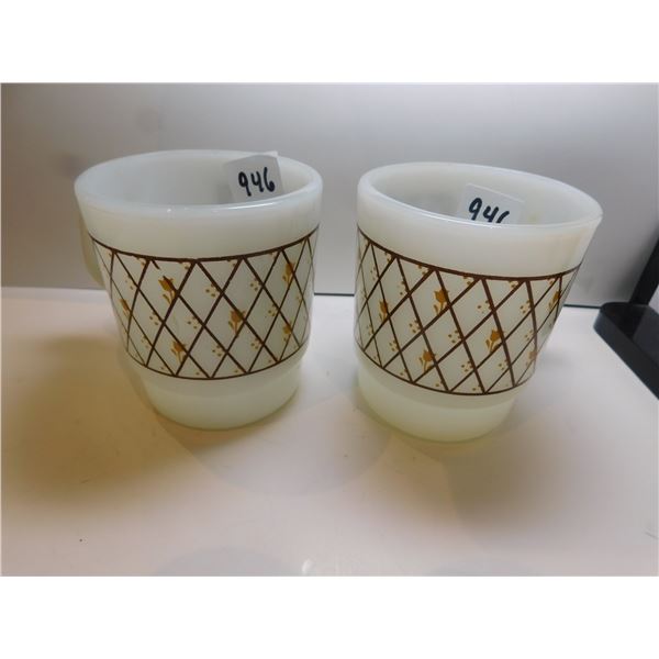 2-TERMACRISA MEXICO TULIP LATTICE MUGS