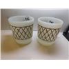 Image 1 : 2-TERMACRISA MEXICO TULIP LATTICE MUGS