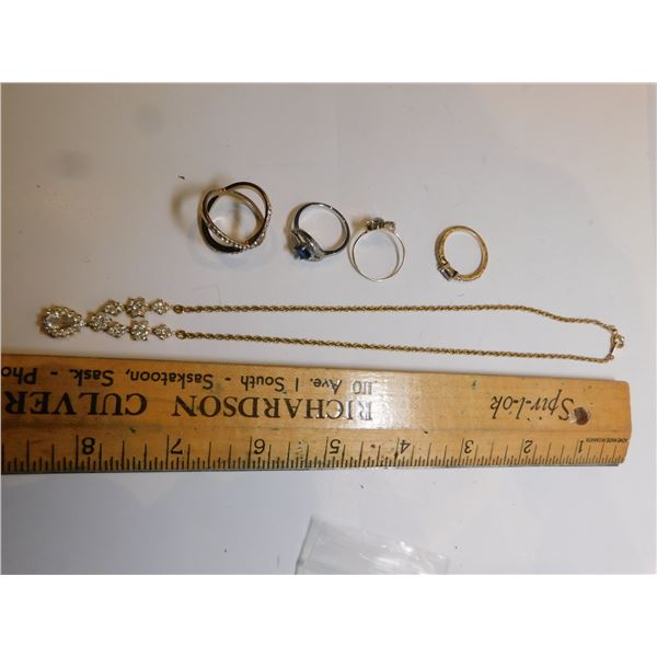 BLINGY COSTUME JEWELRY LOT