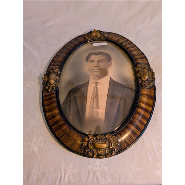 Oval Picture 18 Inches x24 inches of Man