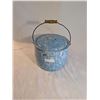 Image 1 : Blue And White Enamelware Pot.W/Lid.