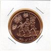 Image 1 : 1 OUNCE COPPER -  .999 FINE - 4th of JULY