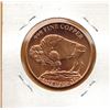 Image 2 : 1 OUNCE COPPER -  .999 FINE - US  INDIAN / BUFFALO NICKEL COIN DESIGN