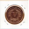 Image 2 : 1 OUNCE COPPER -  .999 FINE - US 1883 V NICKEL COIN DESIGN
