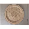 Image 1 : Wall hanging wood carved dish from Ukraine. 10.25” (26 cm) wide. Translation: “Glo