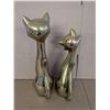 Image 3 : Pair of brass cats. Excellent condition.