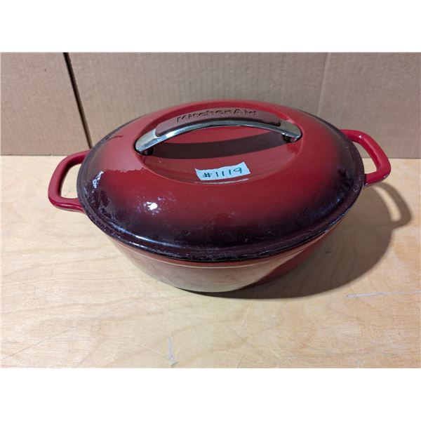 Cast iron KITCHENAID roaster. Good condition.