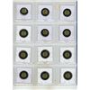 Image 2 : Sheet of 2022 Two Dollars. (Black Toonie) - Total 12 Coins.