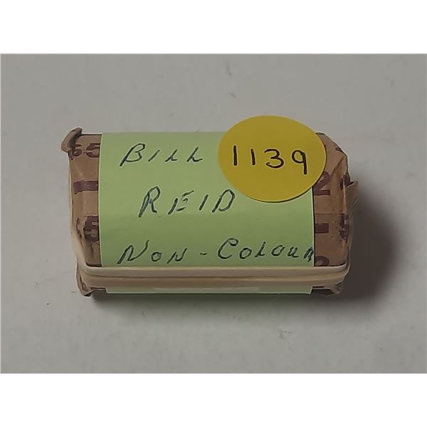2020 Roll of Canadian - Bill Reid  - Uncolored Coins.