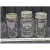 Image 2 : (3) 1qt Glass Jars inc. Bali (Purple Tint), Midwest (Slight Brown Tint?) etc.