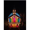Image 4 : Tiffany Style Stained Glass Light up Church (Working)