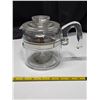 Image 1 : Pyrex glass coffee pot with glass stem