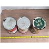 Image 2 : 3 oil tins- Esso, Mobiloil, B/A