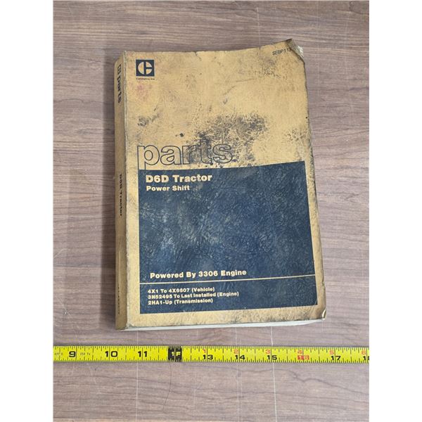 D6D tractor parts manual