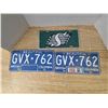 Image 1 : B.C license plates and roughrider plate