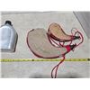 Image 4 : 2 water skins and 1 metal canteen with pouch