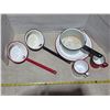 Image 2 : Enamelware dippers and cups