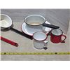 Image 3 : Enamelware dippers and cups