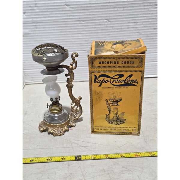 The cresolene vaporizer- with original box