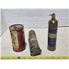 Image 3 : 3 small fire extinguishers- 1 is full