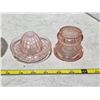 Image 2 : Vintage pink glassware- juicer