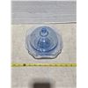 Image 2 : Light blue glass pedestal candy dish