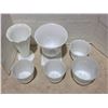 Image 2 : Milk glass style vases