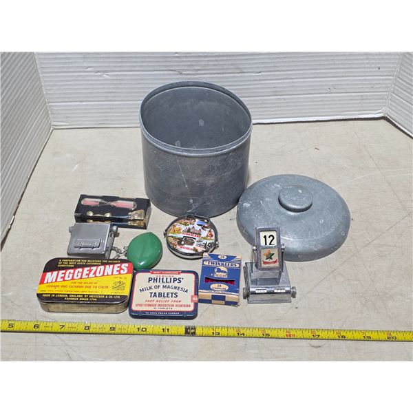 Canister of novelty items