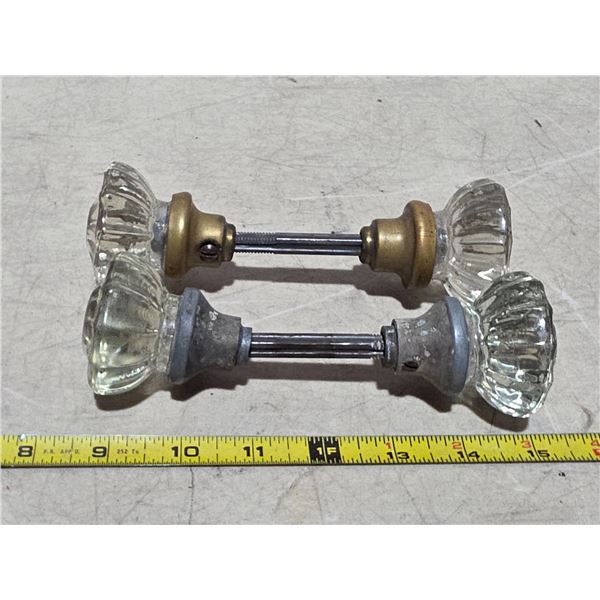Glass door knobs
