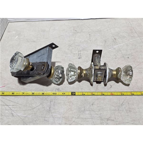 Glass door knobs
