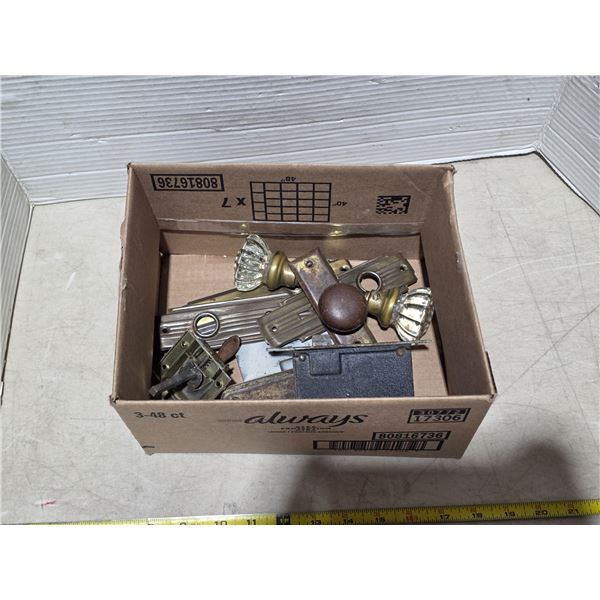 Glass door knobs and hardware