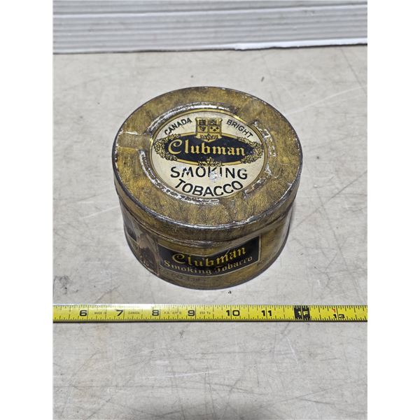 Clubman tobacco tin and contents