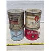 Image 1 : 4 assorted tobacco tins