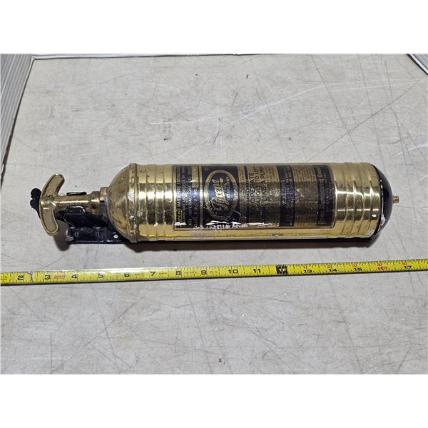 Brass fire extinguisher