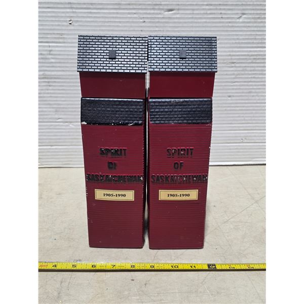 2 spirit of Sask decanters