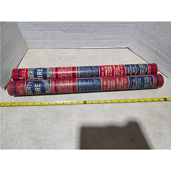 (2) Liberty fire extinguishers