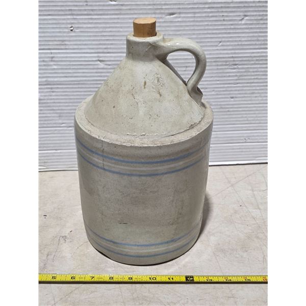 Whiskey jug with blue ring