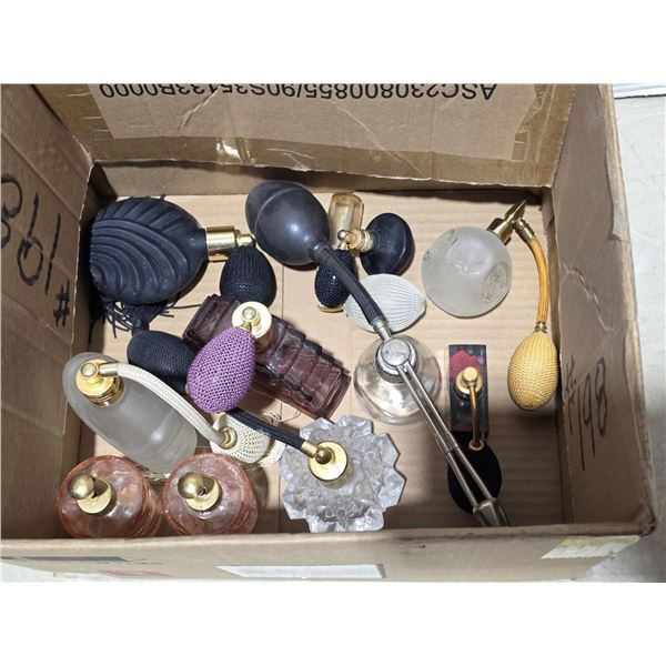 Lot of perfume bottles