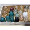 Image 2 : Lot of various glass insulators