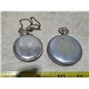 Image 4 : 2 pocket watches- Buren and Elgin- 1 is for parts